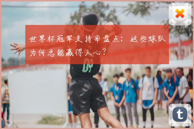 世界杯冠军支持率盘点:这些球队为何总能赢得人心?
